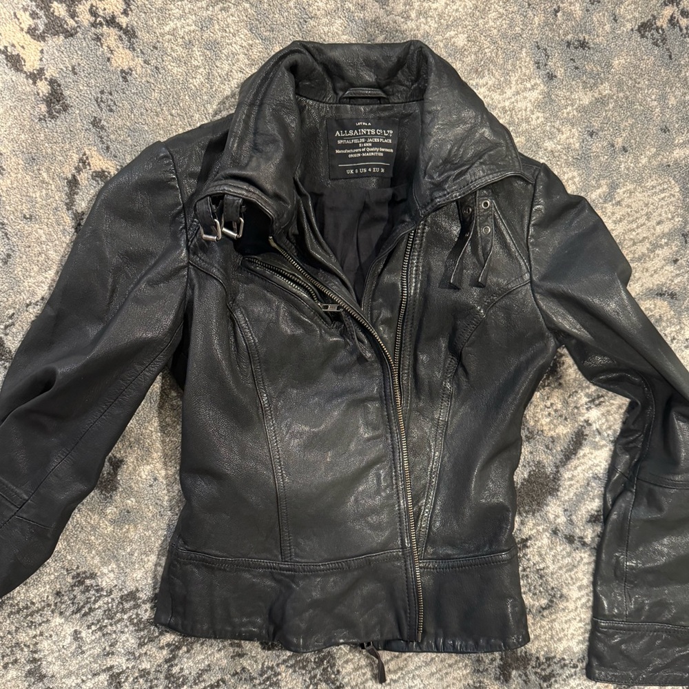 All Saints leather jacket